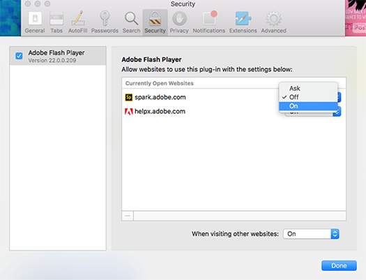 Update Flash Player Mac Safari